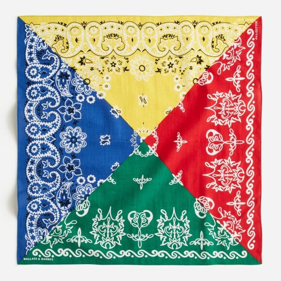 Wallace & Barnes organic cotton bandana New with tags 20"x20" - Picture 1 of 1